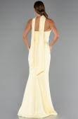 Long Yellow Prom Gown ABU5216