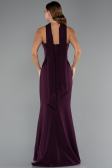 Long Cherry Colored Prom Gown ABU5216