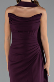 Long Cherry Colored Prom Gown ABU5216