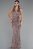 Long Mink Scaly Evening Dress ABU5209