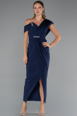 Midi Navy Blue Cocktail Dress ABK2423