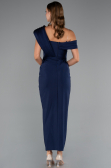 Midi Navy Blue Cocktail Dress ABK2423