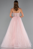 Long Powder Color Special Design Engagement Dress ABU5220