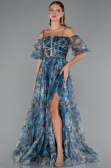 Long Oil Green Evening Dress ABU5221