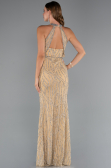 Long Gold Evening Dress ABU5213