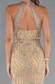 Long Gold Evening Dress ABU5213