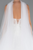 Long White Wedding Dress ABG153