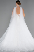 Long White Wedding Dress ABG153