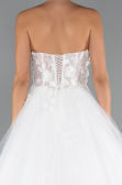 Long White Wedding Dress ABG154