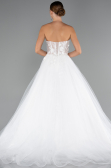 Long White Wedding Dress ABG154