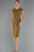 Midi Pistachio Green Cocktail Dress ABK2428