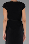 Midi Black Cocktail Dress ABK2428