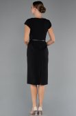 Midi Black Cocktail Dress ABK2428