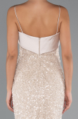 Midi Beige Cocktail Dress ABK2429
