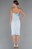 Midi Light Blue Cocktail Dress ABK2429