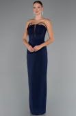 Long Navy Blue Evening Gown ABU5235