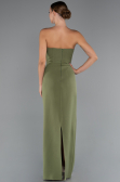 Long Olive Drab Evening Gown ABU5235