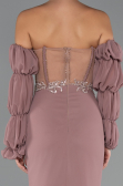 Long Onion Skin Chiffon Evening Dress ABU5241