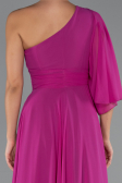 Long Fuchsia Chiffon Prom Gown ABU5259