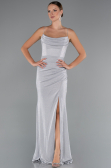 Long Grey Prom Gown ABU5245