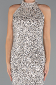 Long Beige Evening Dress ABU5247