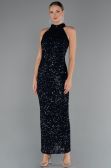 Long Navy Blue Evening Dress ABU5247