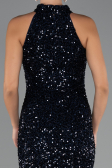 Long Navy Blue Evening Dress ABU5247