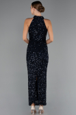 Long Navy Blue Evening Dress ABU5247