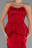 Long Red Evening Dress ABU5249