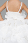 Short White Girl Dress ABK2433