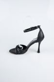 Black Leather Evening Shoe ABD1156