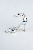 Silver Patent Leather Evening Shoe ABR1156