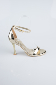 Gold Patent Leather Evening Shoe ABR1158