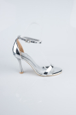 Silver Patent Leather Evening Shoe ABR1158