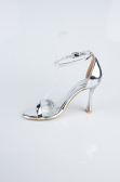 Silver Patent Leather Evening Shoe ABR1158