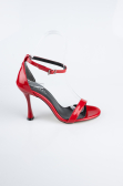 Red Patent Leather Evening Shoe ABR1158