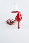 Red Patent Leather Evening Shoe ABR1158
