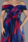 Long Navy Blue Evening Dress ABU5262