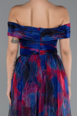 Long Navy Blue Evening Dress ABU5262