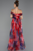 Long Orange Evening Dress ABU5262