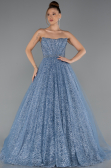 Long Indigo Evening Dress ABU5265