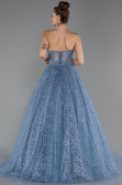 Long Indigo Evening Dress ABU5265