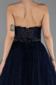 Long Navy Blue Evening Dress ABU5265