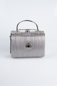 Platinum Laser Cut Evening Bag KC170