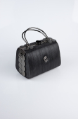 Black Laser Cut Evening Bag KC170