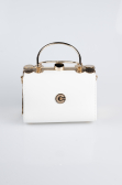 White Patent Leather Evening Bag KC170