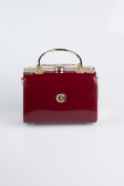 Burgundy Patent Leather Evening Bag KC170