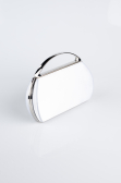 Silver Satin Night Bag V351