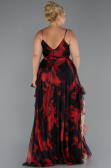 Long Red Plus Size Prom Dress ABU5267