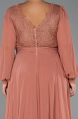 Long Onion Skin Chiffon Formal Plus Size Dress ABU5276